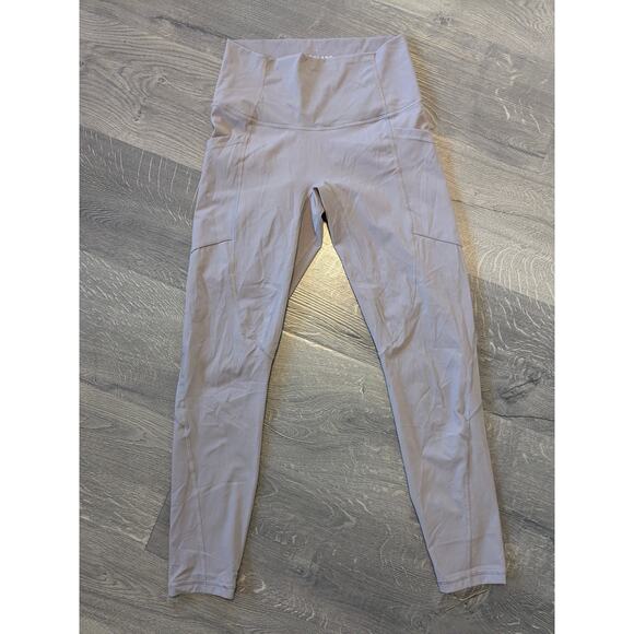 Everlane Perform Leggings Ankle Length w/ 3 Pockets Sz S Taupe - Picture 1 of 5